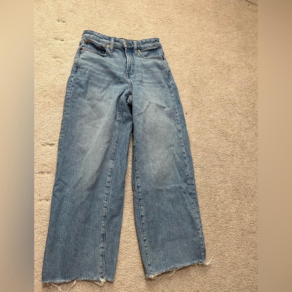 Madewell Women's wide leg crop Jean